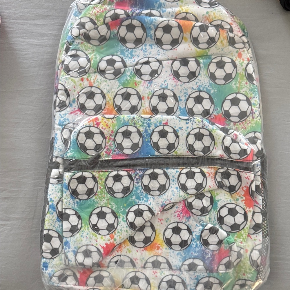 NWT Soccer Ball Book Bag